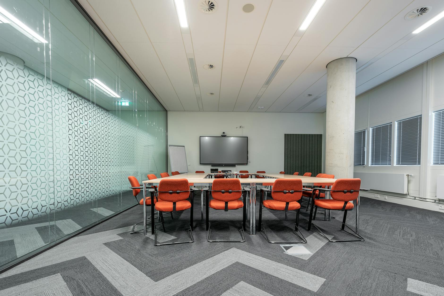 Modern video conference room